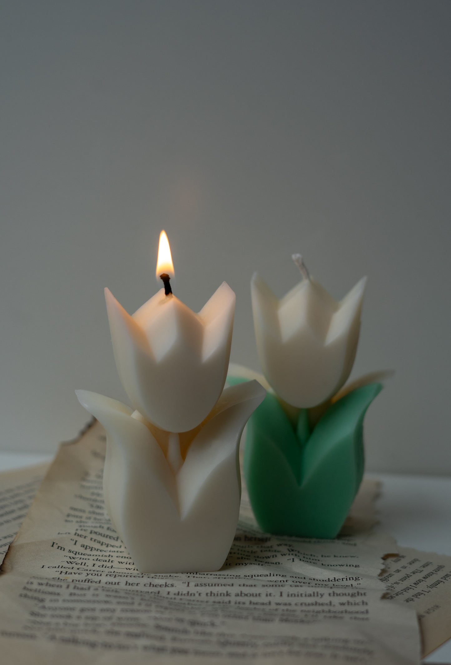 Tulip candle