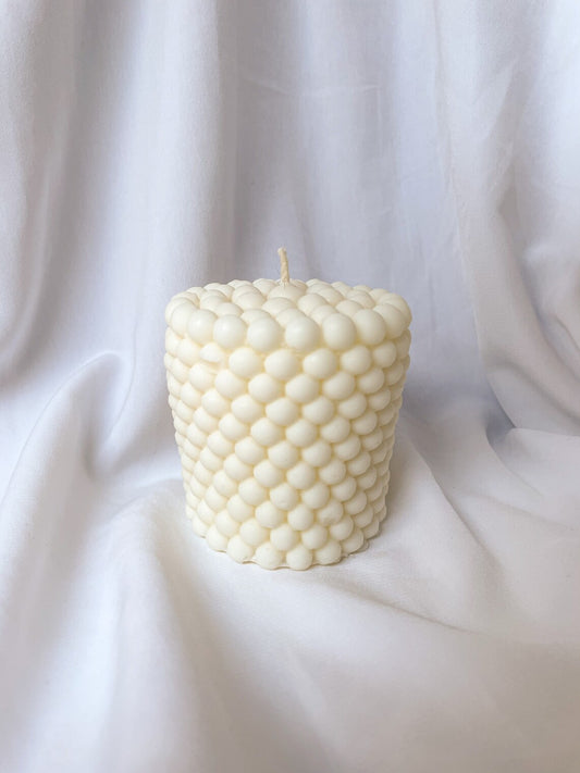 Bubble pearl candle