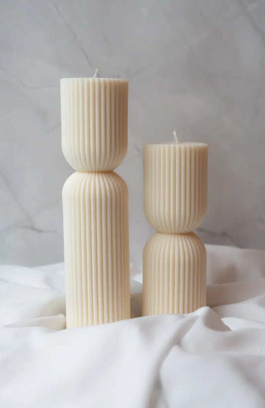 Elegant pillar candle